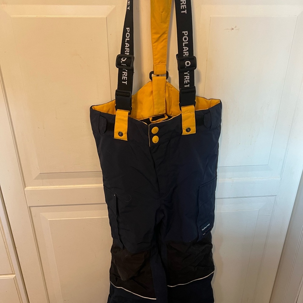 Polarn O. Pyret Kids Jumpsuit in Navy and Yellow